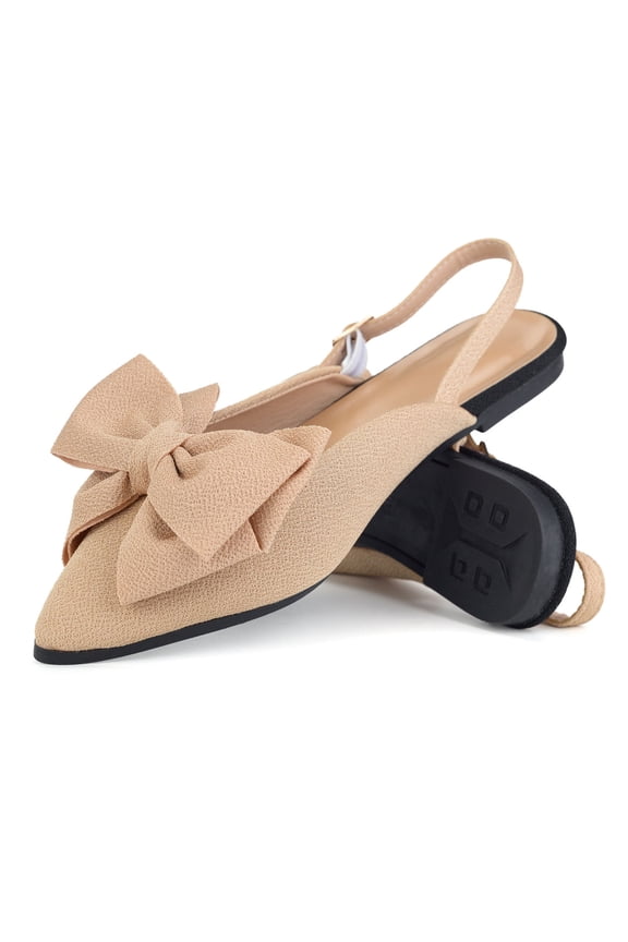 Women's Ballet Flats Mary Jane Shoes Breathable Mesh Slip-On Flats with Bow & Ankle Strap Comfortable Casual & Dress Shoes for Women Work Travel & Everyday Wear