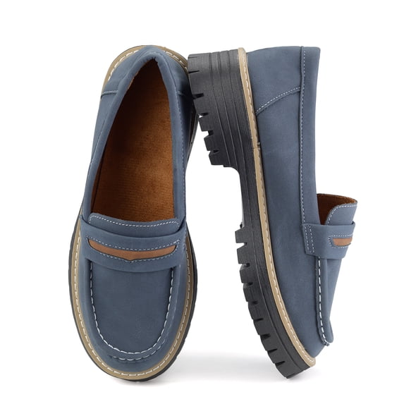 BERANMEY Women‘s Causal Loafers Breathable Slip on Shoes for Women Wide Comfortable Walking Shoes Work Casual Round Toe Flats