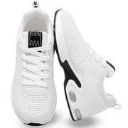 BERANMEY Womens Comfort Sneakers Lightweight Breathable Mesh Walking Shoes with Air Cushion for Casual Wear