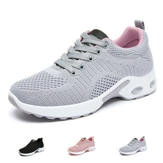 BERANMEY Women's Comfort Sneakers Lightweight Breathable Mesh Walking Shoes with Air Cushion for Casual Wear