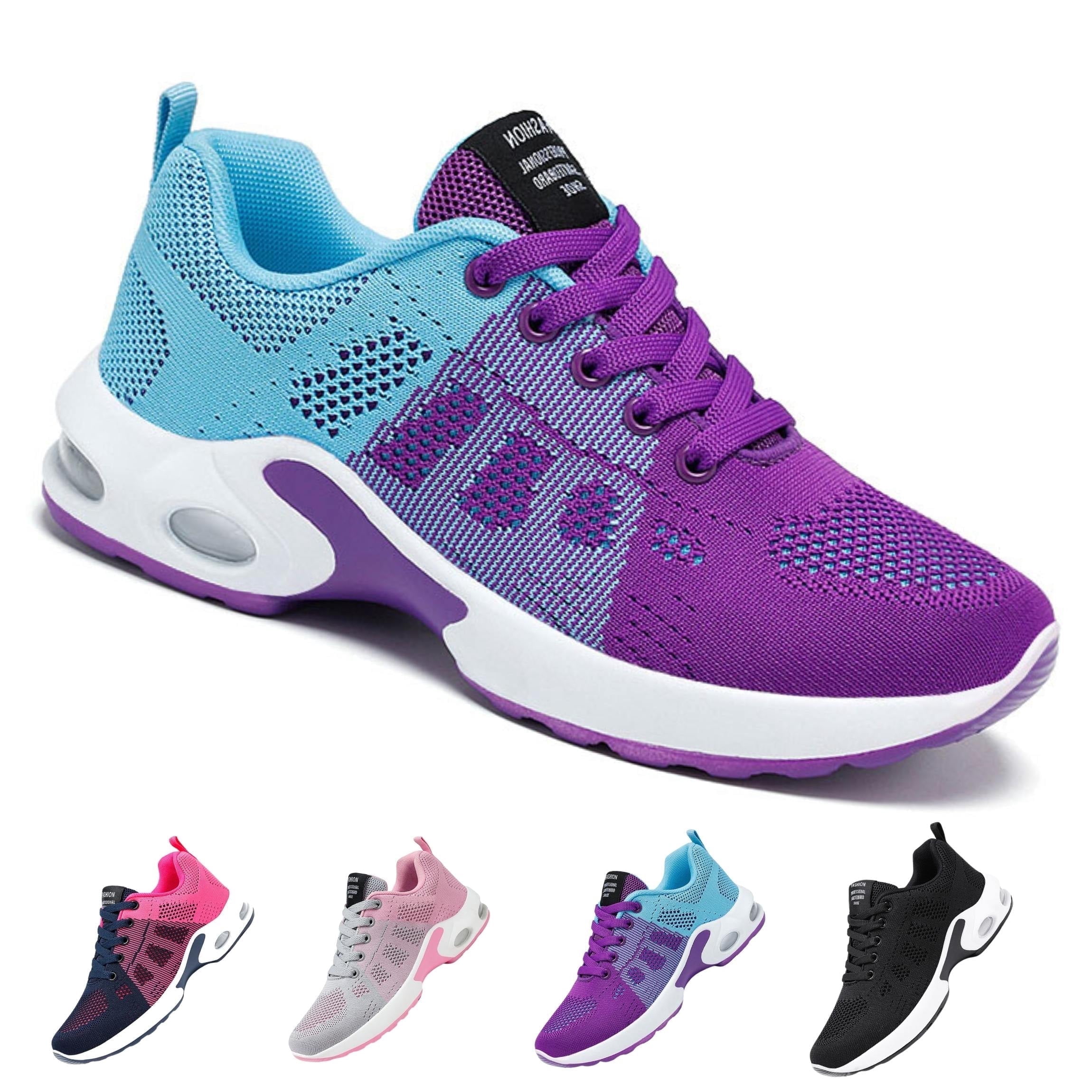 Breathable Cushioned Sneakers for Women – Stylish & Comfortable