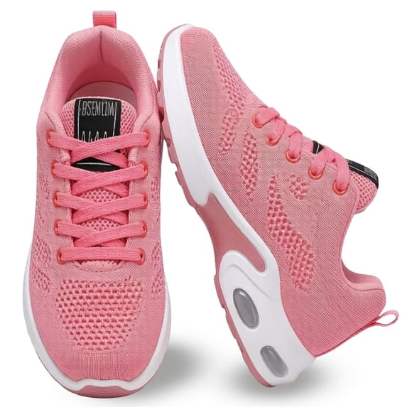BERANMEY Women's Comfort Sneakers Lightweight Breathable Mesh Walking Shoes with Air Cushion for Casual Wear