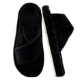thumbnail image 1 of BERANMEY Women’s Corduroy Memory Foam Slippers Open Toe Slip-On Slippers for Womens with Cushioned Thick Sole Crossband Soft House Slippers & Bedroom Shoes (Gift-Ready), 1 of 7