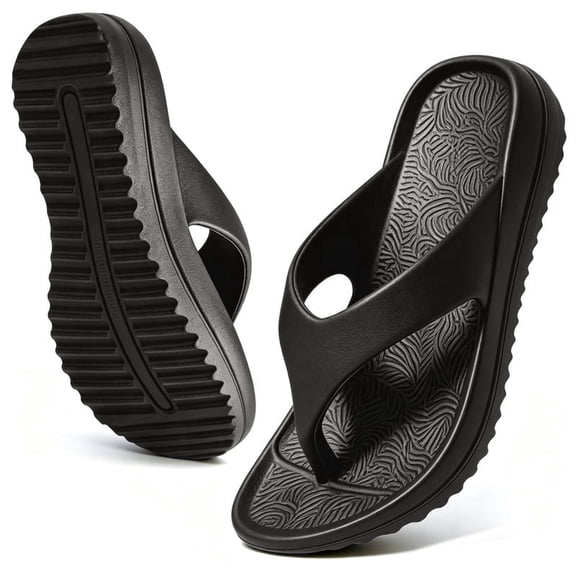 BERANMEY Women's Flip Flops EVA Walking Sandals for Women with Arch Support Summer Comfortable Slip On Flip Flops Slippers for Womans