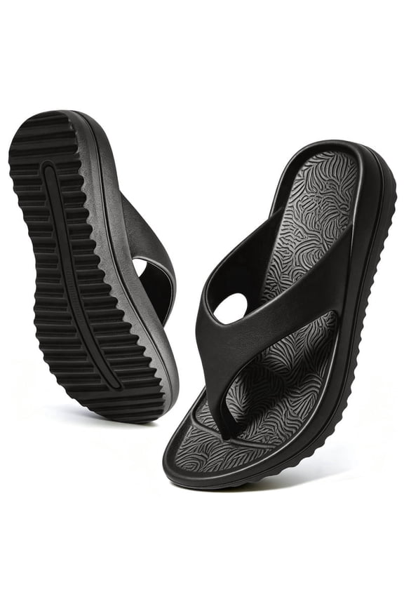 Women's Flip Flops EVA Walking Sandals for Women with Arch Support Summer Comfortable Slip On Flip Flops Slippers for Womans