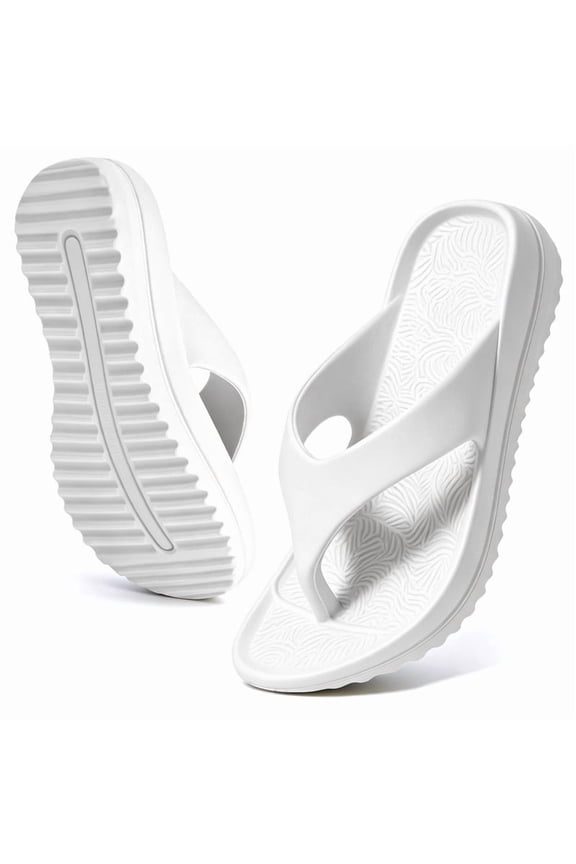 Women's Flip Flops EVA Walking Sandals for Women with Arch Support Summer Comfortable Slip On Flip Flops Slippers for Womans