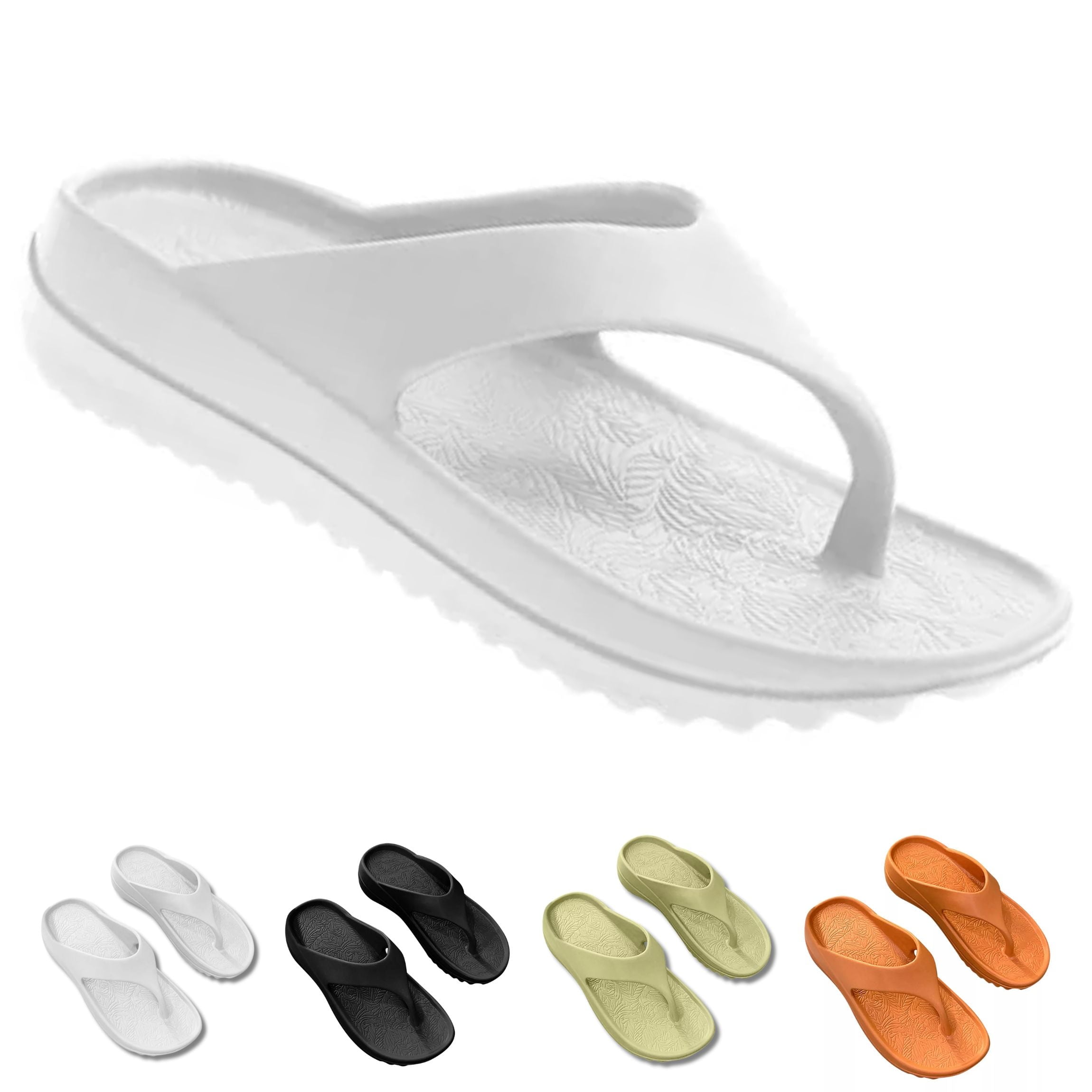 Women's Flip Flops EVA Walking Sandals for Women with Arch Support Summer Comfortable Slip On Flip Flops Slippers for Womans