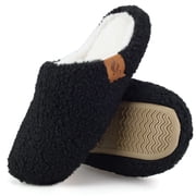 Women's House Slippers with Memory Foam, Soft Fuzzy Slippers for Womens Non-Slip Indoor Outdoor Slip-On, Cozy Lightweigh