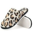 thumbnail image 1 of BERANMEY Women's Leopard Print Slippers Plush Warm Fuzzy House Slippers for Women & Men Cozy Indoor Non-Slip Home Shoes with Fleece Lining, 1 of 9