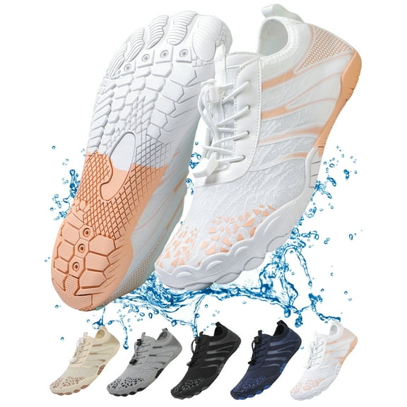 BERANMEY Women's Lightweight Sport Barefoot Shoes Non-slip Breathable Footwear Water Shoes for Womens & Mens Athletic Hike Wide Toe Box Shoes Outdoor Swim Beach