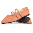 thumbnail image 1 of BERANMEY Women’s Mary Jane Ballet Flats Full-Back Slip-On with Double Adjustable T-Strap Cushioned Insole & Arch Support Non-Slip Rubber Sole Comfortable Work & Dress Flats for Women, 1 of 8