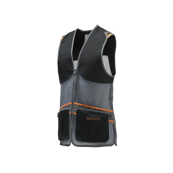 Beretta Full Mesh Vest - Men's, Black & Grey, 2XL