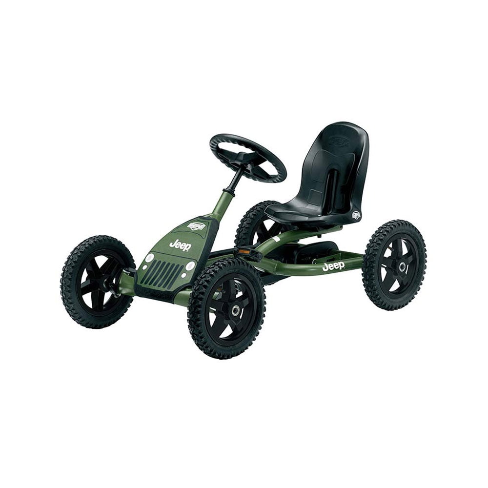 BERG Toys Jeep Junior Pedal Powered Go Kart for Kids Adjustable Ride On Toy