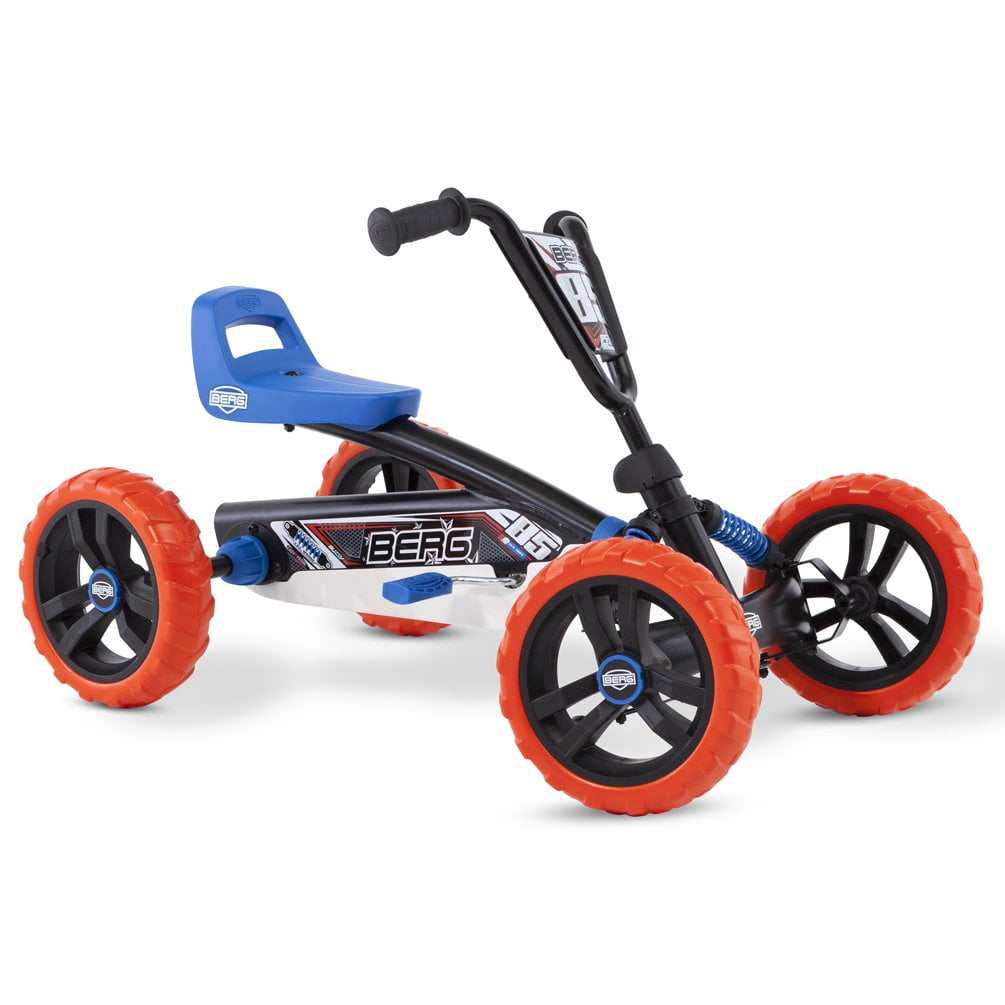BERG Toys Stylish Kid 2+ Years Push & Pedal Ride-On, Plastic Blue, 32.68 x 19.29 x 19.69", 15.43 lbs