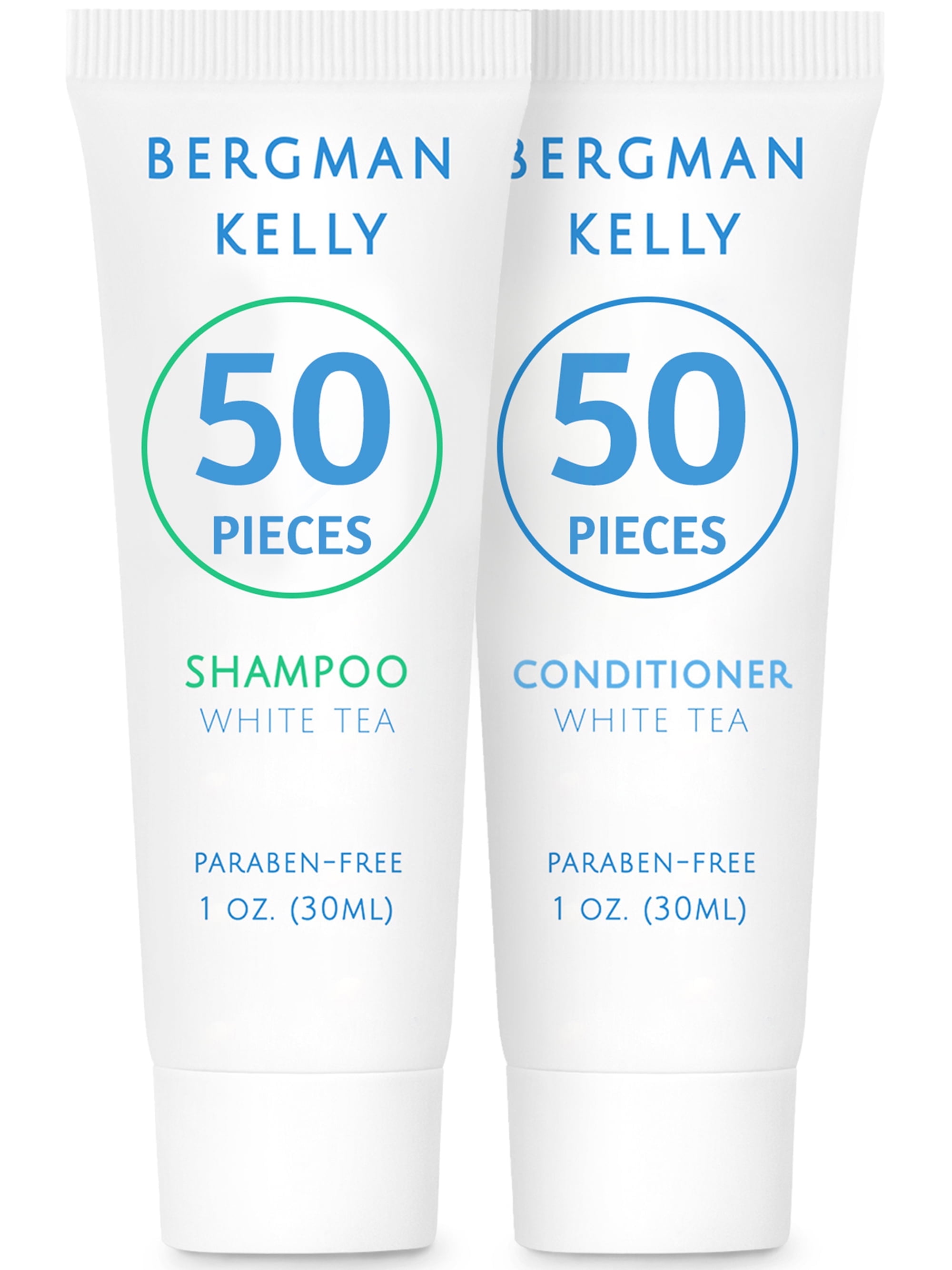 BERGMAN KELLY 1 fl oz Travel Size Shampoo & Conditioner Set, 50 Pack