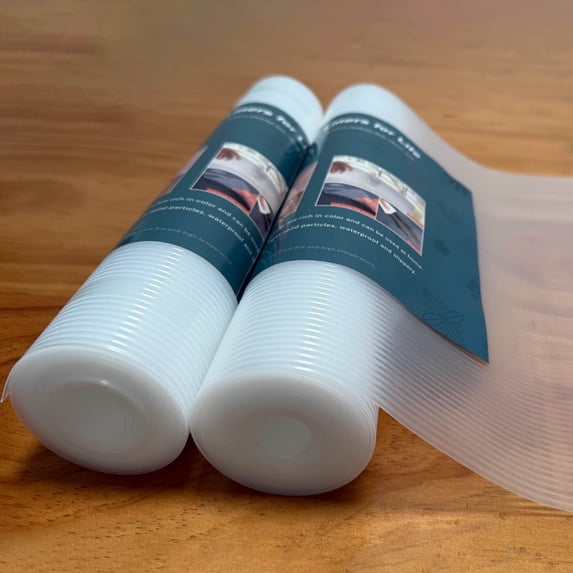 BERGUF 12 in x 20 ft Non-Slip, Washable, Oil-Proof Shelf Liners, 2 Roll
