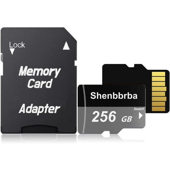 BERGUF 256GB High Speed Flash Memory Card with SD Adapter, Compatible for Smartphones, Tablets, Cameras and More