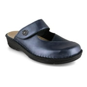 BERKEMANN Berkoflex Clog | Stretch Heliane, Blau