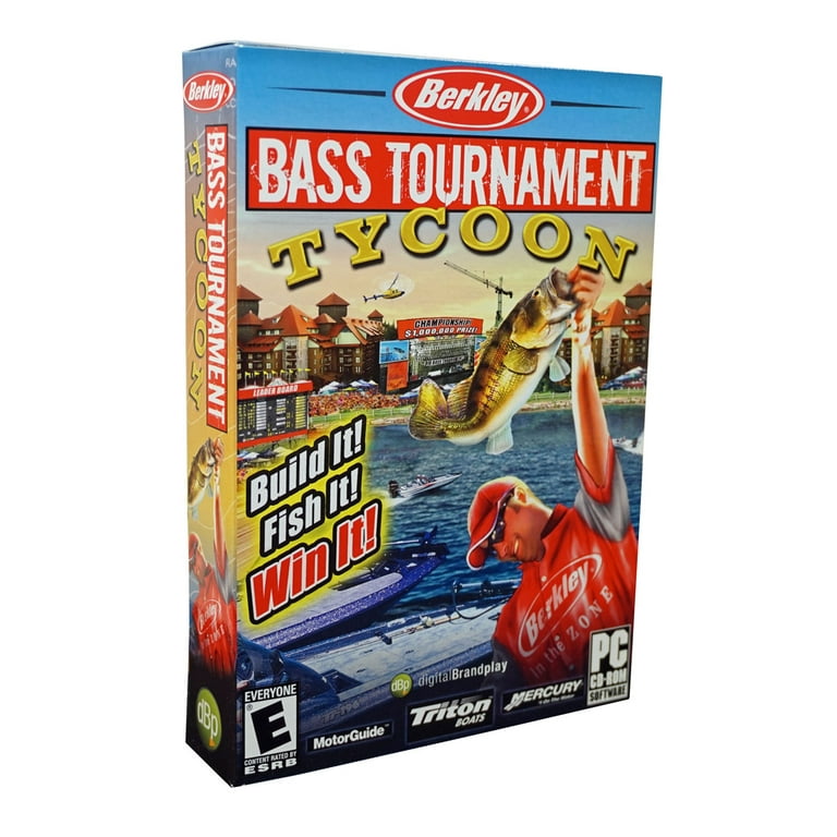 BERKLEY BASS TOURNAMENT TYCOON PC CD - It's more than a fishing