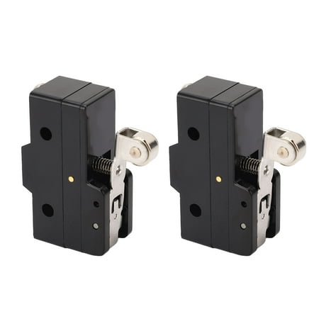 BERM 2 Pcs Micro Limit Switch 160OF 42RF 2.7PT 2.4OT 0.5MD Roller Lever Limit Switch 250VAC NO NC Replacement Part for Industrial Control Equipment Home Improvement Electrical Switches 5.51 Inches