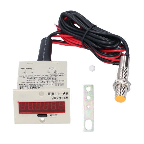 BERM Digital Display Counter Sensor Level Contact Industrial Counting Panel JDM11-6H DC 12-24V