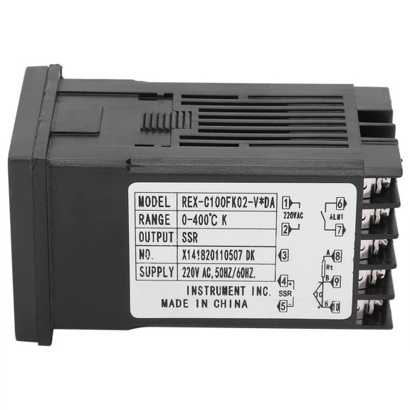 BERM Digital Temperature Controller Smart Thermostat Switch REXC100FK02VxDA 220VAC PID Control Relay Output