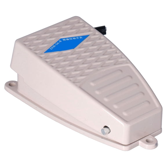BERM EKW-5A-B Foot Operated Pedal Switch, Industrial Aluminum Alloy Non-Slip Controller, AC380V/DC220V
