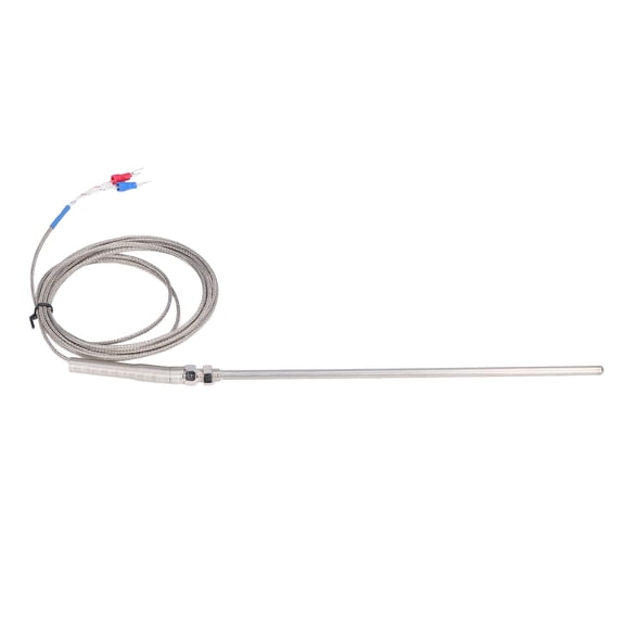 BERM K Type Thermocouple Stainless Steel Probe for Temperature Measurement 200mm 7.87in 3 Meters 9.84ft