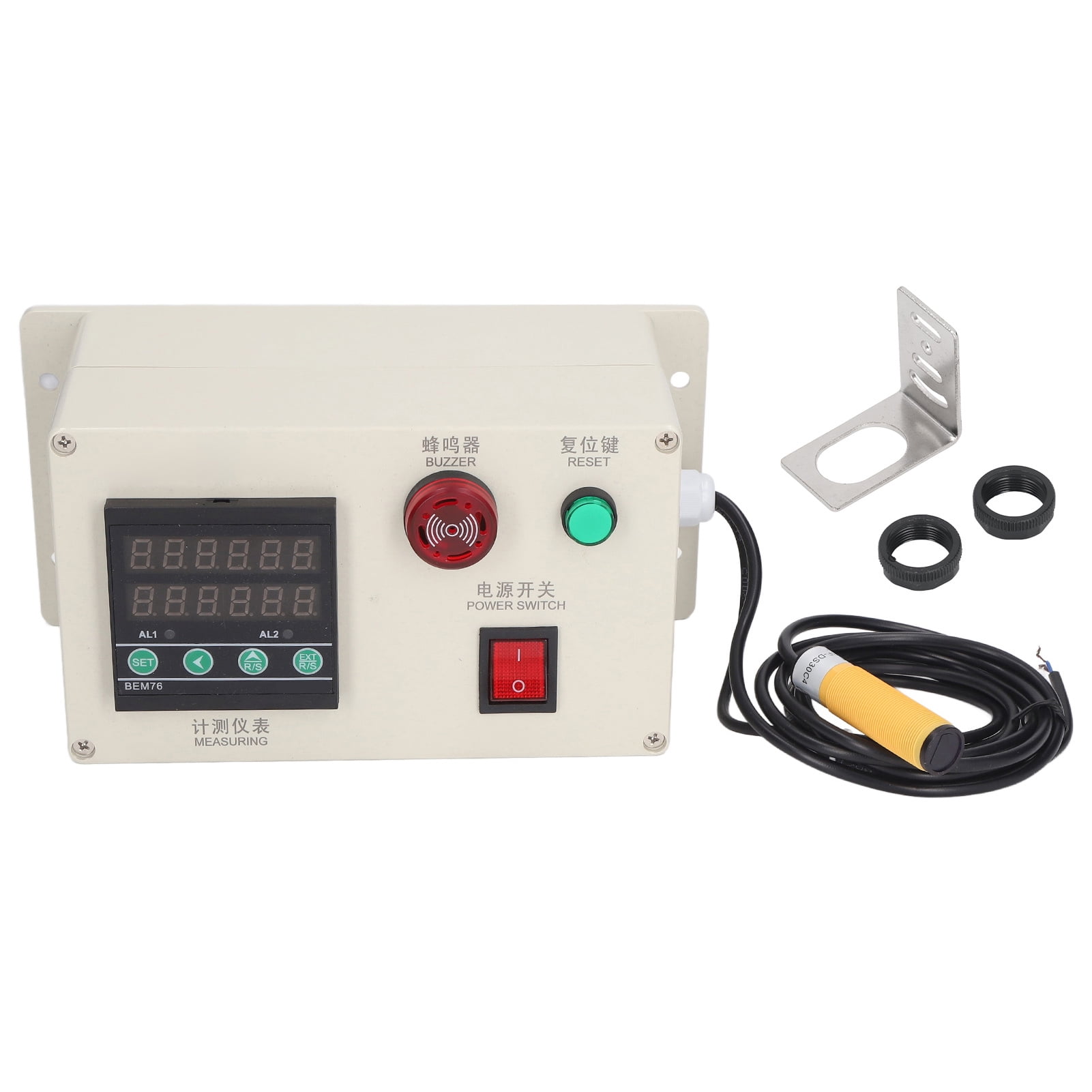 BERM Mechanical Length Counter Double Row 6 Digit Automatic Digital