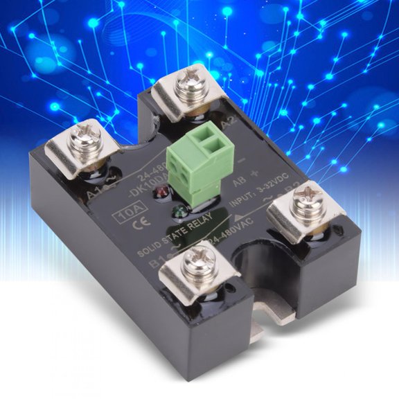 BERM Solid State Relay DC to AC Single Phase 3-32VDC to 24-480VAC 10A Output [cite: 6]