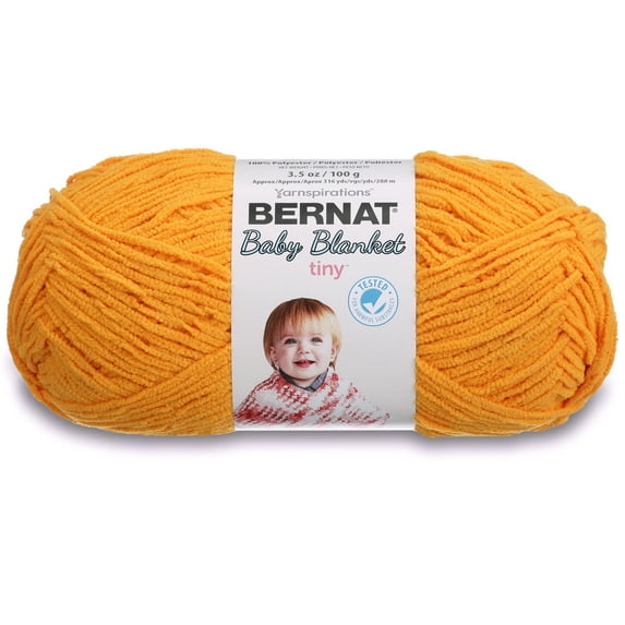 BERNAT BABY BLANKET TINY YARN (100 G/3.5 OZ), SUNFLOWER
