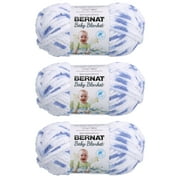 BERNAT BABY BLANKET YARN (100G/3.5 OZ), Pitter Patter - 3 Pack