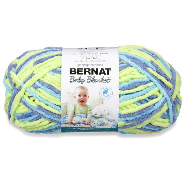 BERNAT BABY BLANKET YARN (300G/10.5 OZ), HANDSOME GUY