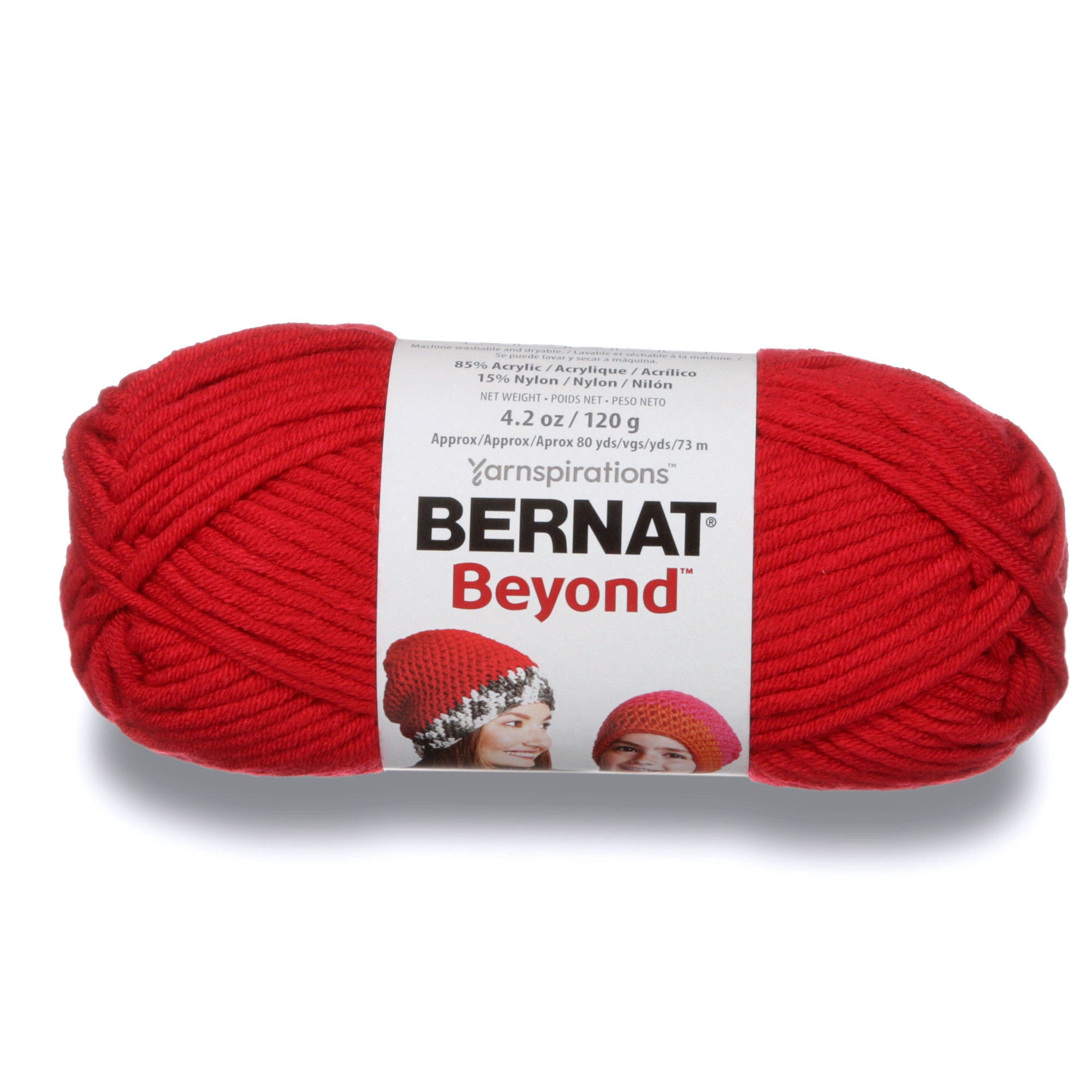 BERNAT BEYOND YARN (120G/4.2OZ), RED - Walmart.com