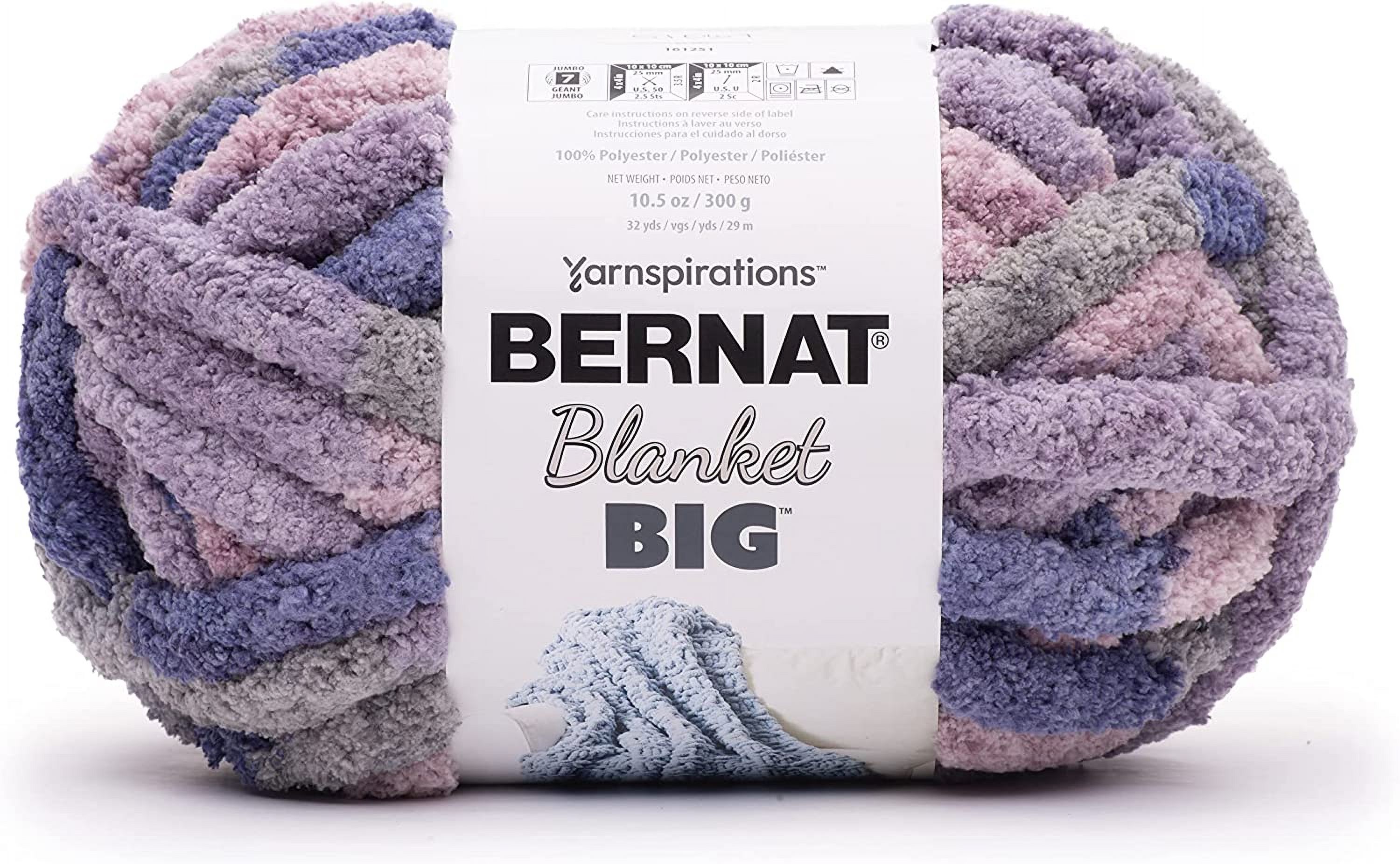 BERNAT Blanket 'Big', Mineral Lilac, 300g
