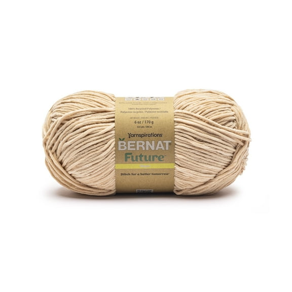 Bernat® Future™ #4 Worsted (Medium) Polyester Yarn, Café Latte 6oz/170g 333 Yards