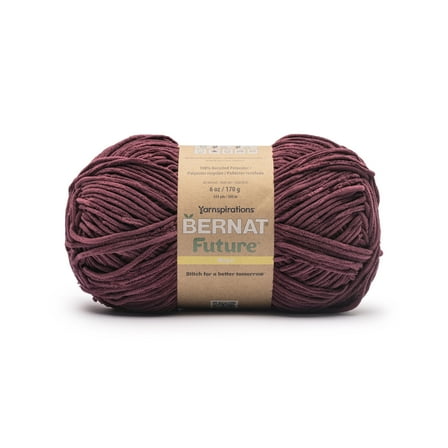 Bernat® Future™ #4 Worsted (Medium) Polyester Yarn, Fine Burgundy 6oz/170g 333 Yards