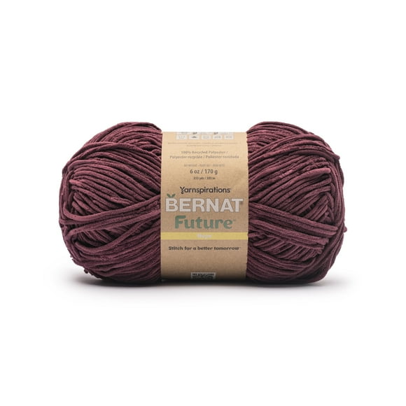 Bernat® Future™ #4 Worsted (Medium) Polyester Yarn, Fine Burgundy 6oz/170g 333 Yards