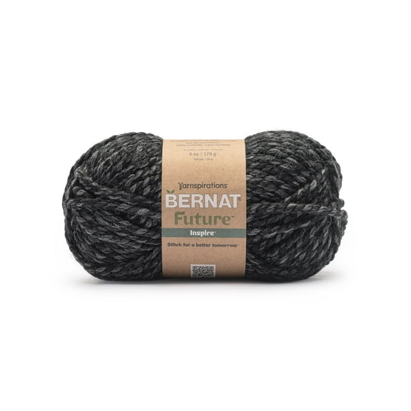 Bernat® Future Recycled Wool™ #6 Super Bulky Blend Yarn, Night Owl 6oz/170g 108 Yards