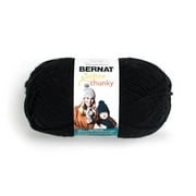 Bernat® Softee Chunky BB™ #6 Super Bulky Acrylic Yarn, Black 14oz/400g 431 Yards