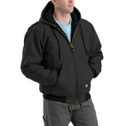 BERNE  Mens Heritage Duck Hooded  Jacket Casual Athletic Outerwear Casual  Full Zip