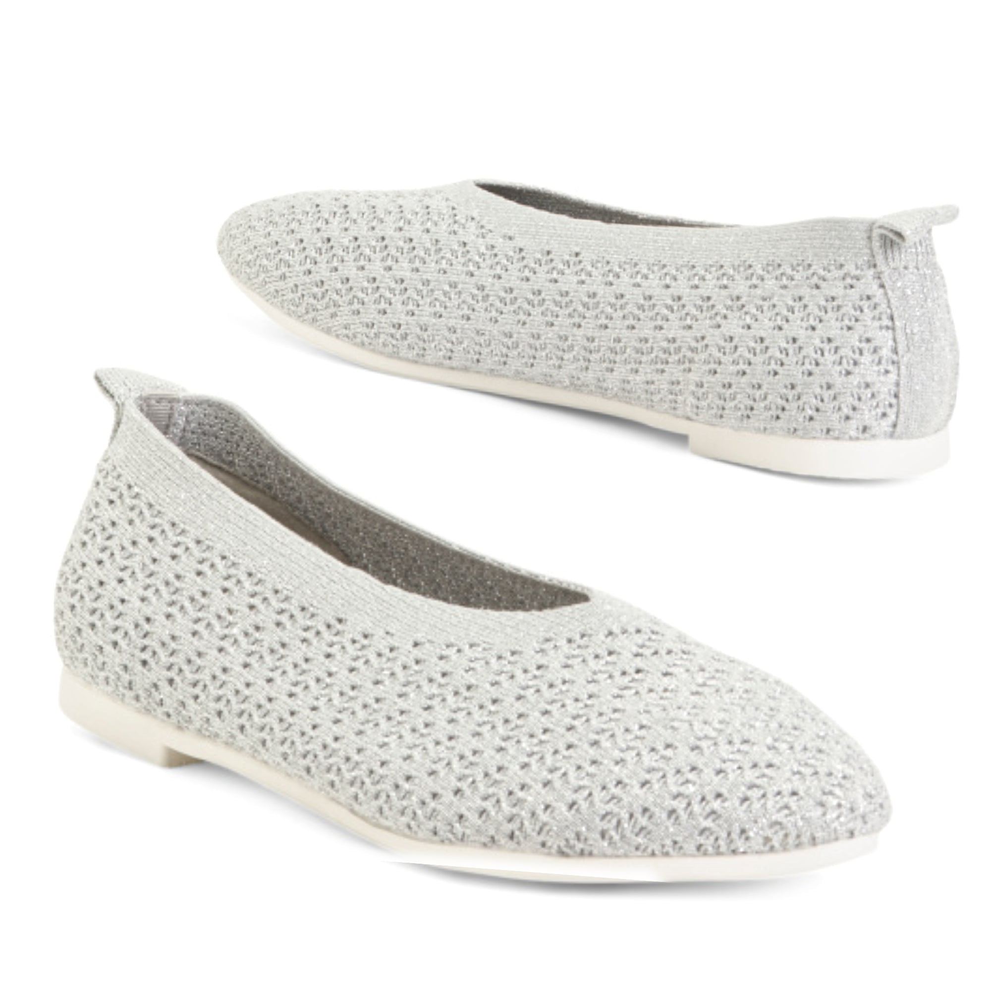 Bernie Mev. Shoes | Bernie Mev Catwalk Casual Flats | Color: Gray/Red | Size: US 8 /Eur 38 | Pm-52847061's Closet