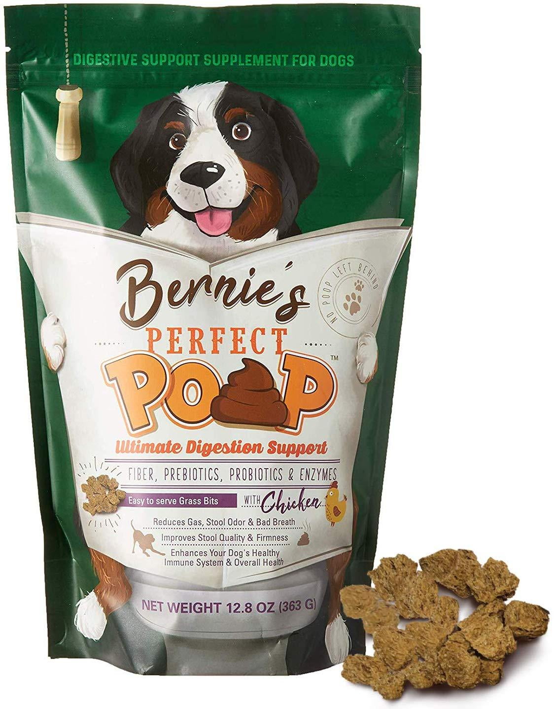 BERNIE'S PERFECT POOP 4 IN ONE DIGESTION FORMULA FOR DOGS FIBER