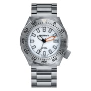 BERNY Automatic Dive Watch for Men Sports Diving Male Wristwatch with Screw-in Crown, 30ATM Waterproof Super Luminous Sapphire Glass Solid Stainless Steel Band