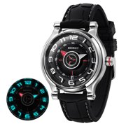BERNY Automatic Watch for Men, Sport Casual 5ATM Waterproof Dive Watch with Date, Super Luminous, Silicone Band, Fashion Mens Mechanical Wristwatch