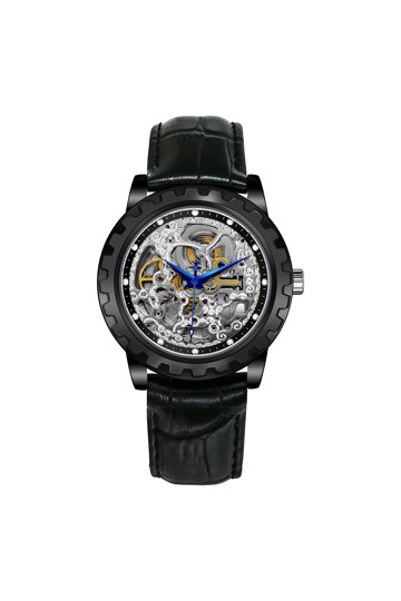 Akribos Mechanical Skeleton Watch display picture 1