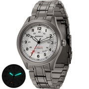 Automatic Watches for Men Military Sport Titanium Field Watch with Date Sapphire Crystal Luminous Fashion Analog Mechanical Watch 100M Waterproof Army Tactical 