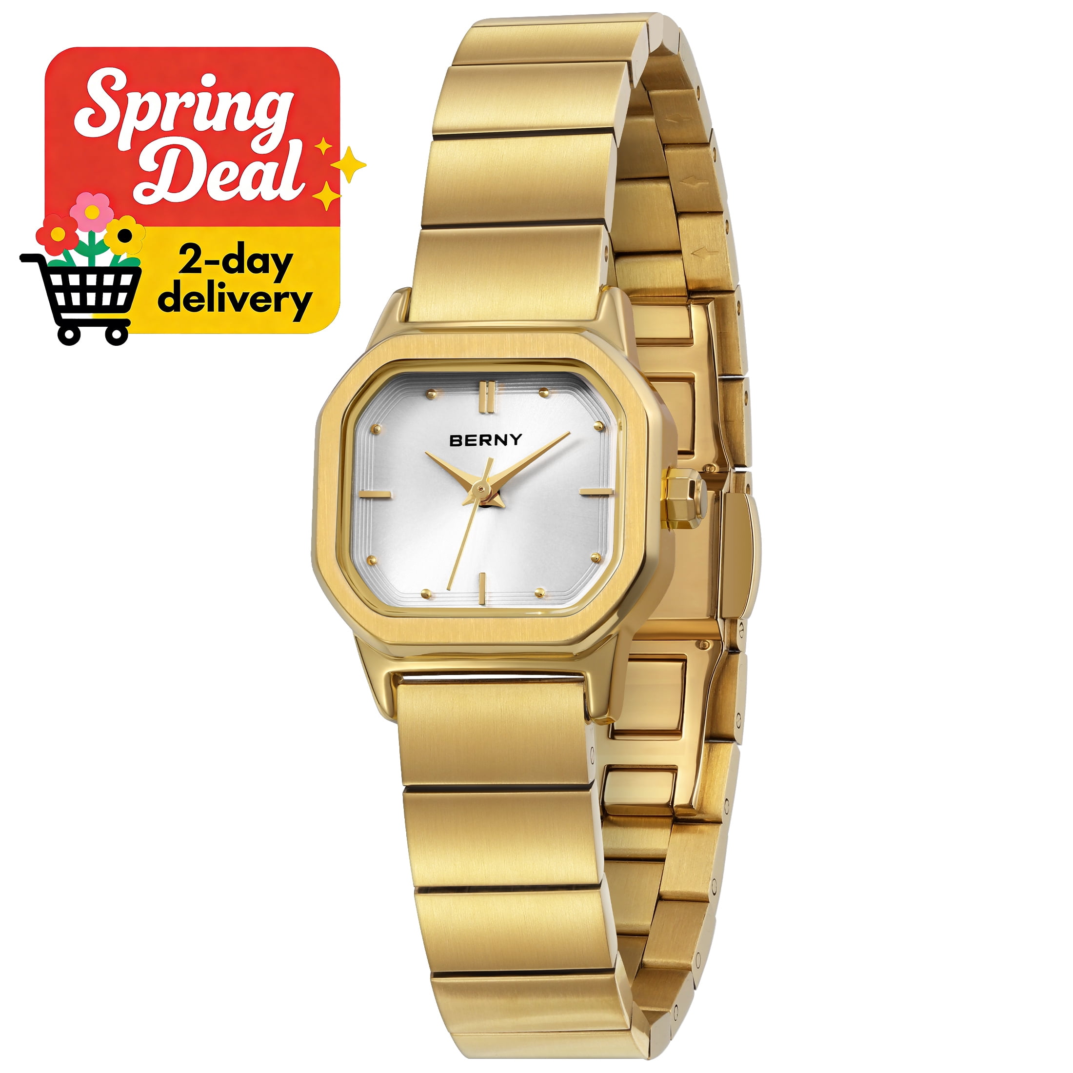 Dainty Vintage Watch Japanese Quartz Movement 3ATM Waterproof Stainless Steel Alba Ingenu Lady main image 2