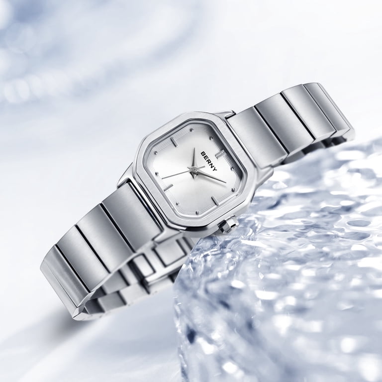 womens silver dress watch Seagull Lady's Series Diamond-set Mother-of-Pearl Dial Women's Dress Watch 1053L