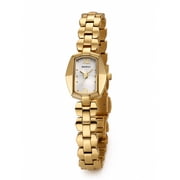 BERNY Womens Quartz Watch, Fashion Small Gold Watch with Stainless Steel Band, Octagonal Case, 3ATM Water-Resistant, Vintage Minimalist Ladies Wristwatch,White
